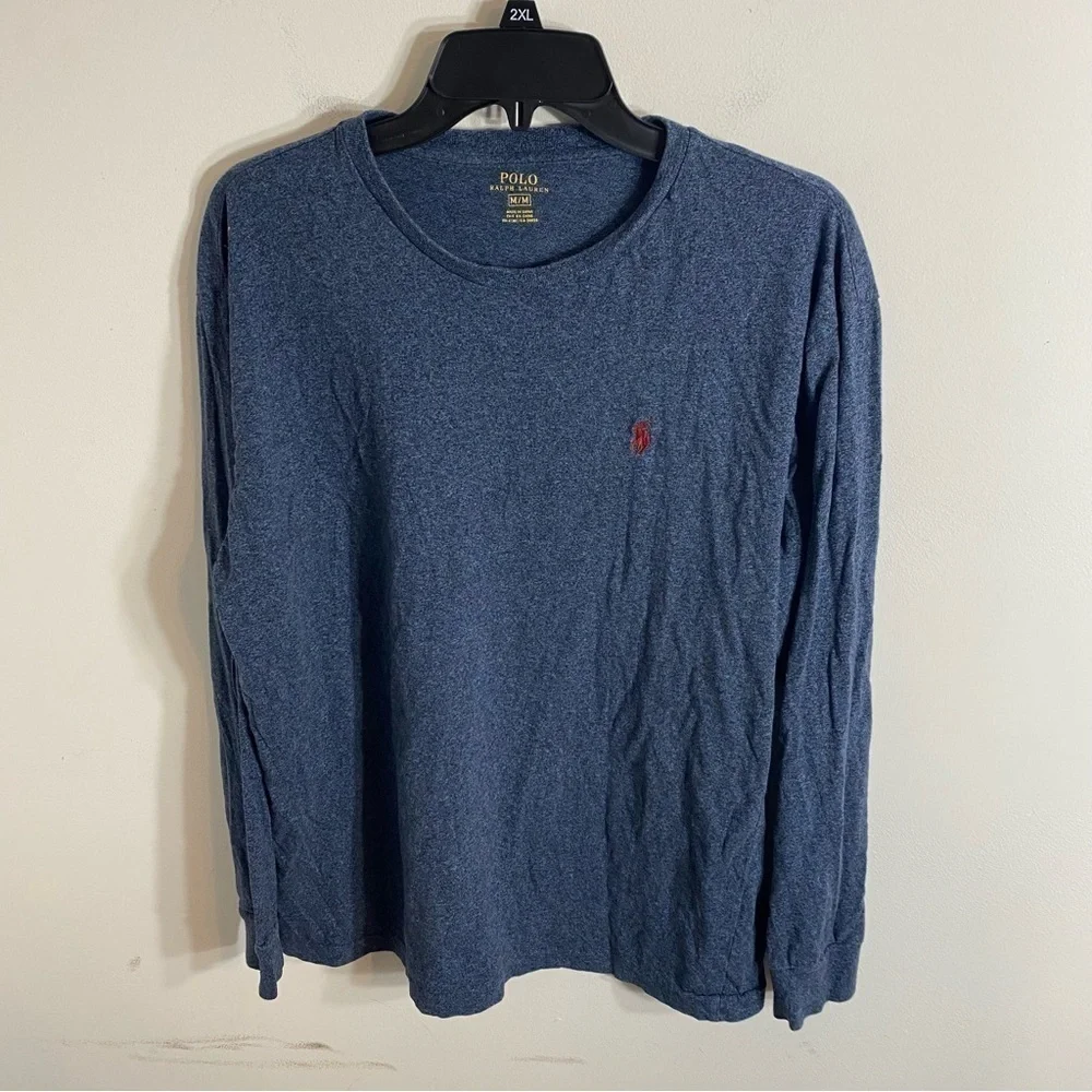 Polo Ralph Lauren Medium Blue Long Sleeve Shirt Men’s